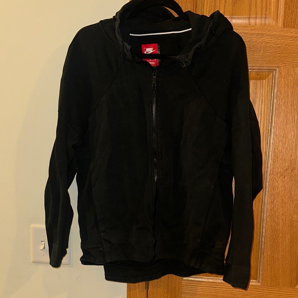 Nike Black Hoodie with Logo